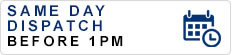 Same Day dispatch Before 1.00pm